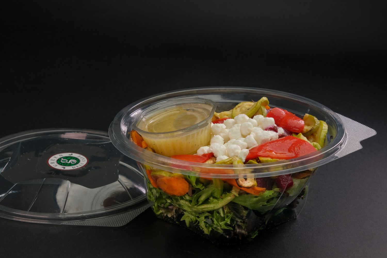 A salad in a bowl